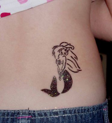 Airbrush Water Fairy Tattoos